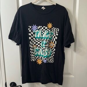 Black Graphic T-Shirt